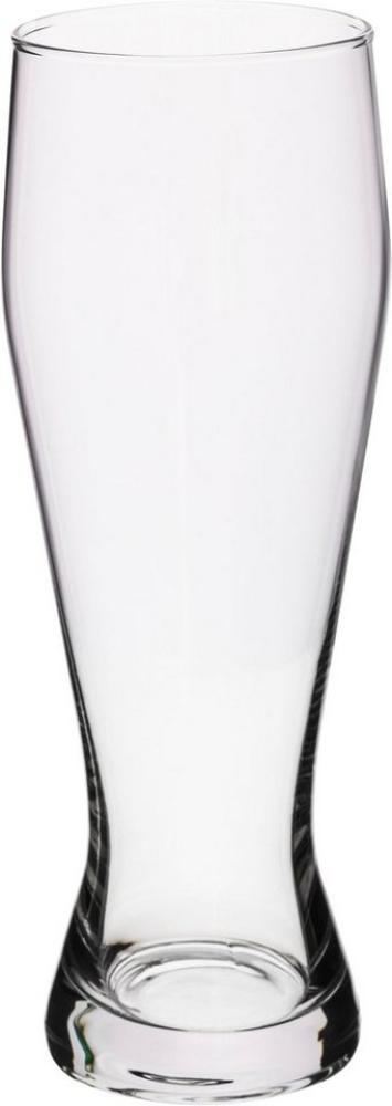 van Well Bierglas Weizenbierglas, Glas, 0,3 L, geeicht, spülmaschinenfest, Gastronomiequalität, 6-tlg. Bild 1