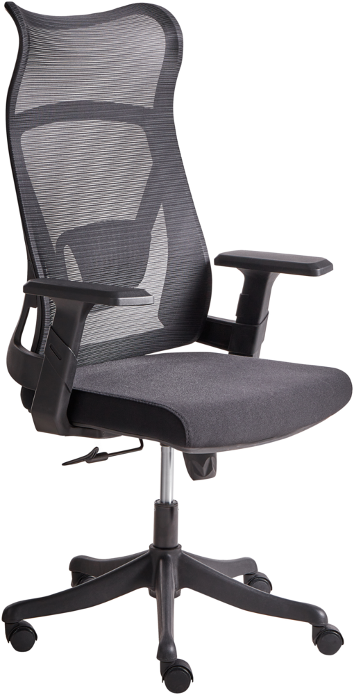 Bürostuhl BARD Stoff Schwarz Bild 1