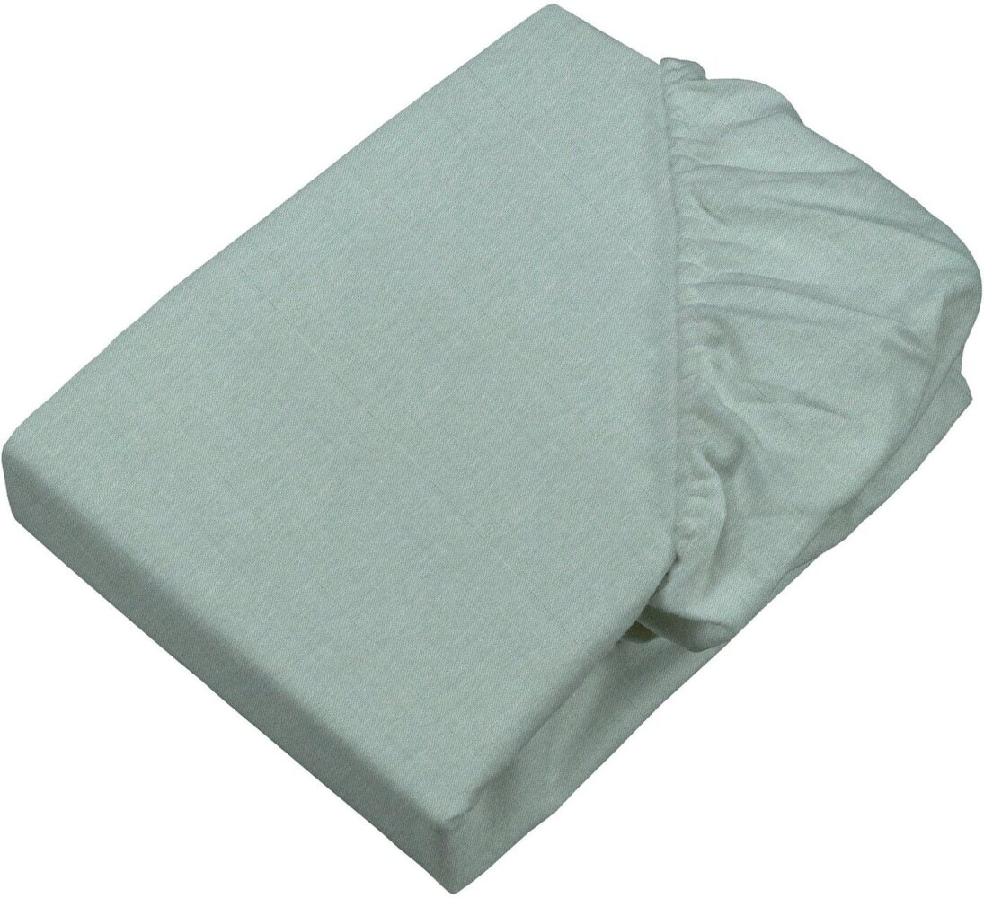 SETEX Bettlaken Feinbiber Melange Spannbetttuch, Feinbiber, Gummizug: rundum, (1 Stück), Melange-Effekt: Tiefe, Lebendigkeit, interessante Optik für das Auge Bild 1