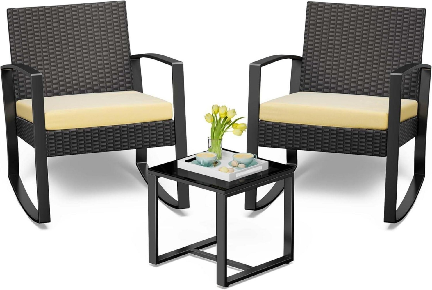 Bealife Gartenmöbel Set Balkon Lounge 2 Personen Outdoor Bild 1