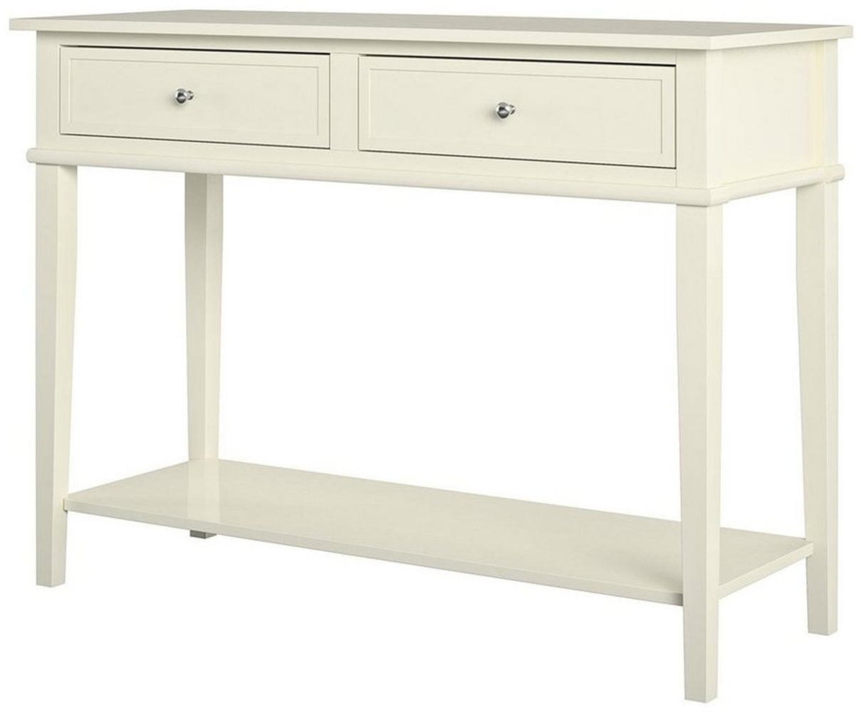 loft24 Konsolentisch Franklin, Ablagetisch mit 2 Schubladen, Landhaus, Breite 104 cm Bild 1