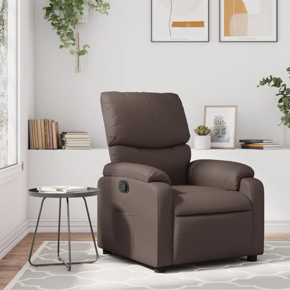 vidaXL Relaxsessel Braun Kunstleder 373436 Bild 1