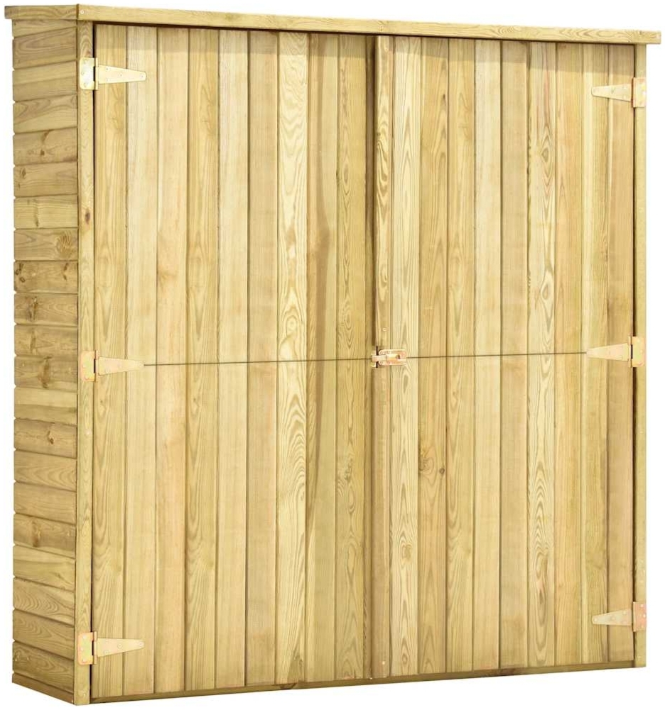 vidaXL Garten-Geräteschuppen 163x50x171 cm Kiefernholz Imprägniert 46362 Bild 1