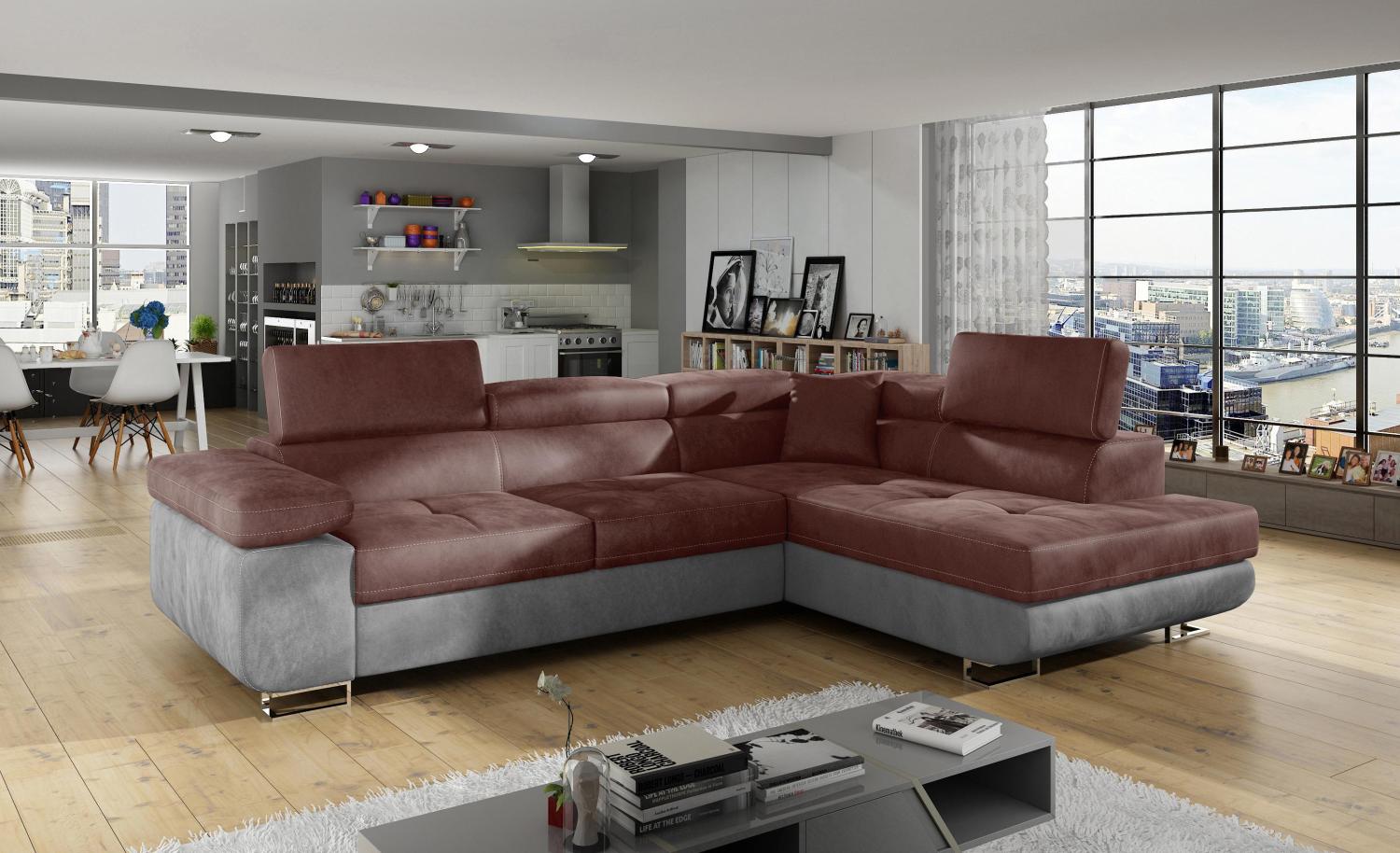 Wohnideebilder Anton Rot Ecksofas & Eckcouches An_30 Bild 1