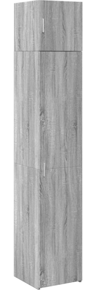 vidaXL Hochschrank Schmal Grau Sonoma 40x42,5x225 cm Holzwerkstoff 3281278 Bild 1