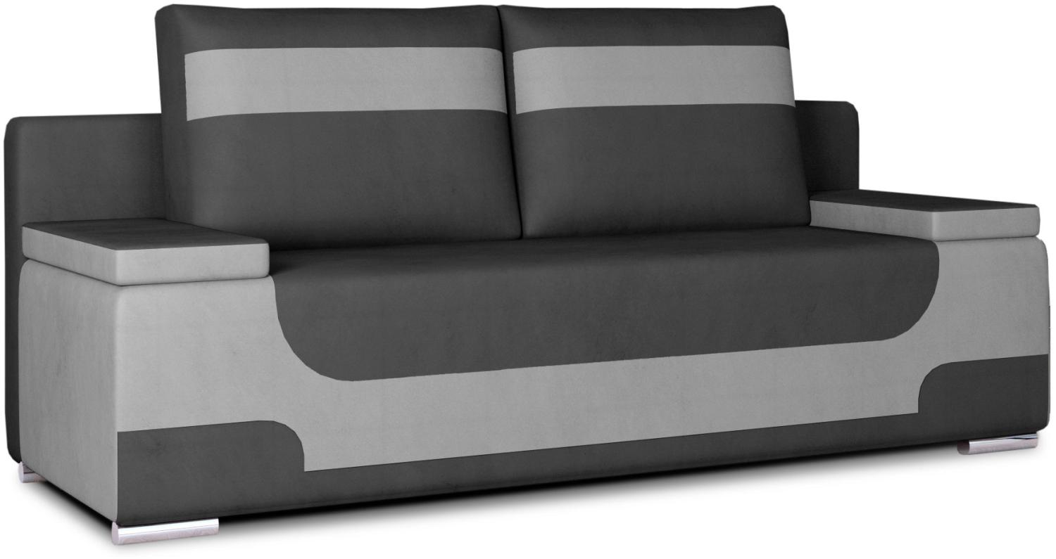 Area, Sofa, Couch, Dunkelgrau Bild 1