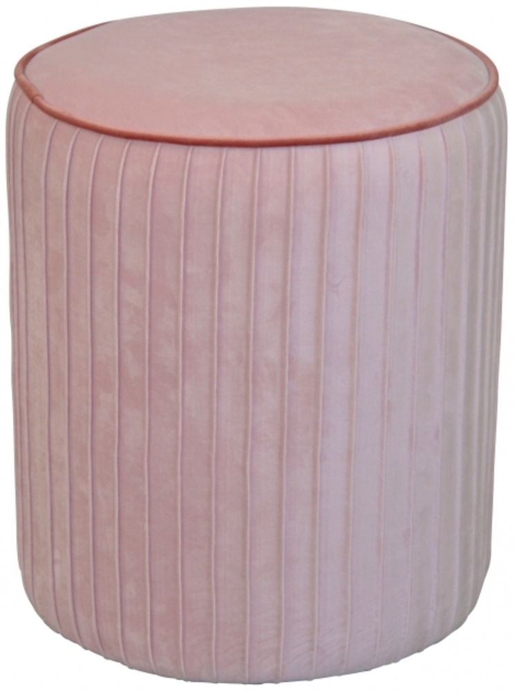 Sitzhocker/-pouf "Annabell" rose Bild 1