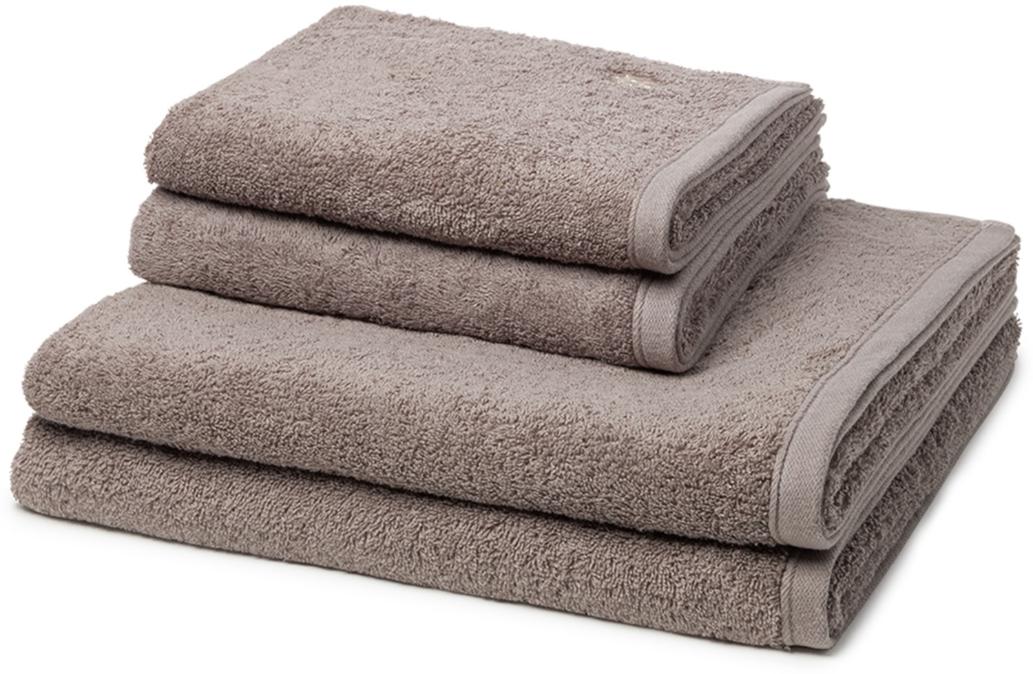 Ross Vita 4 tlg. Frottier-Set - 2 X Handtuch (50 X 100cm), 2 X Duschtuch (70 X 140cm) - 520 g/m2 - Flanell Bild 1