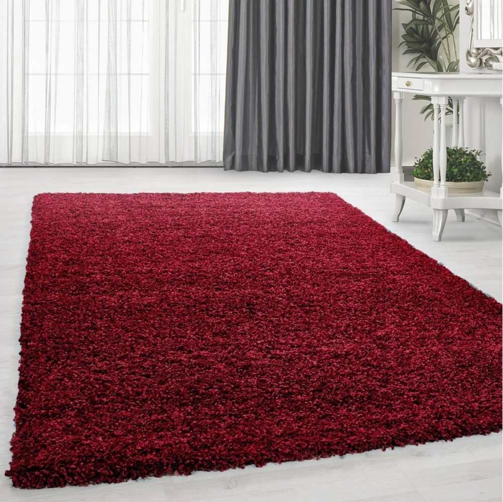 my home Hochflor-Teppich Viva, rechteckig, Höhe: 45 mm, Uni Farben, einfarbig, besonders weich und kuschelig, Kundenliebling Bild 1