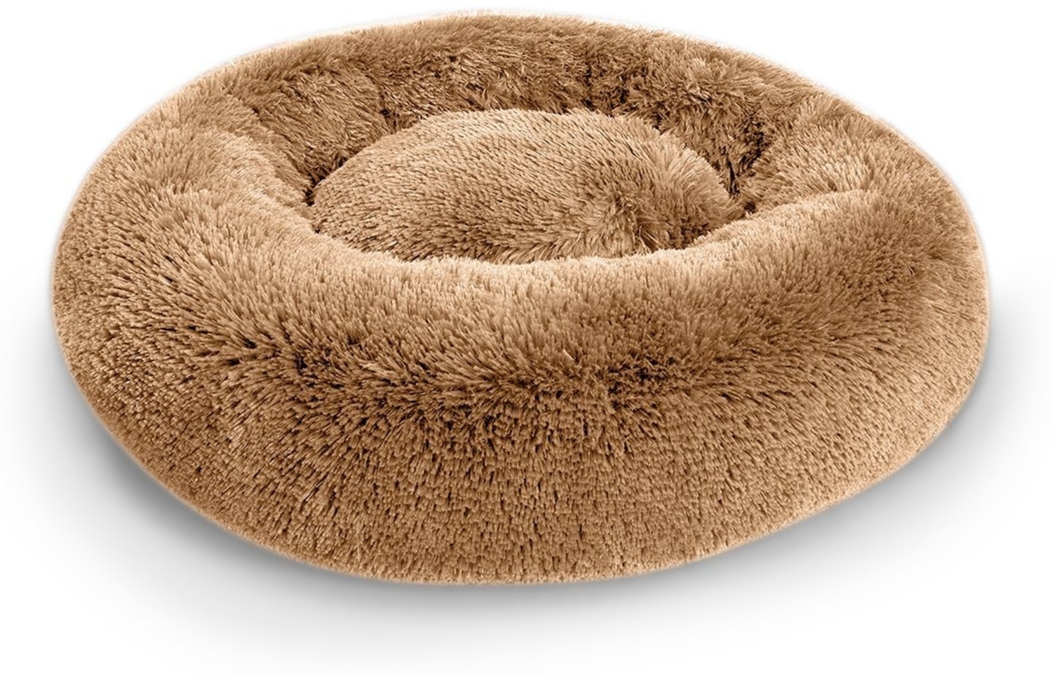 FAVRE Tierbett Sweet Donut Hundebett Katzenbett Shaggy Flauschig versch. Größen, Polyester, verschiedene Größen, verschiedene Farben, Flauschiges Hundebett Bild 1