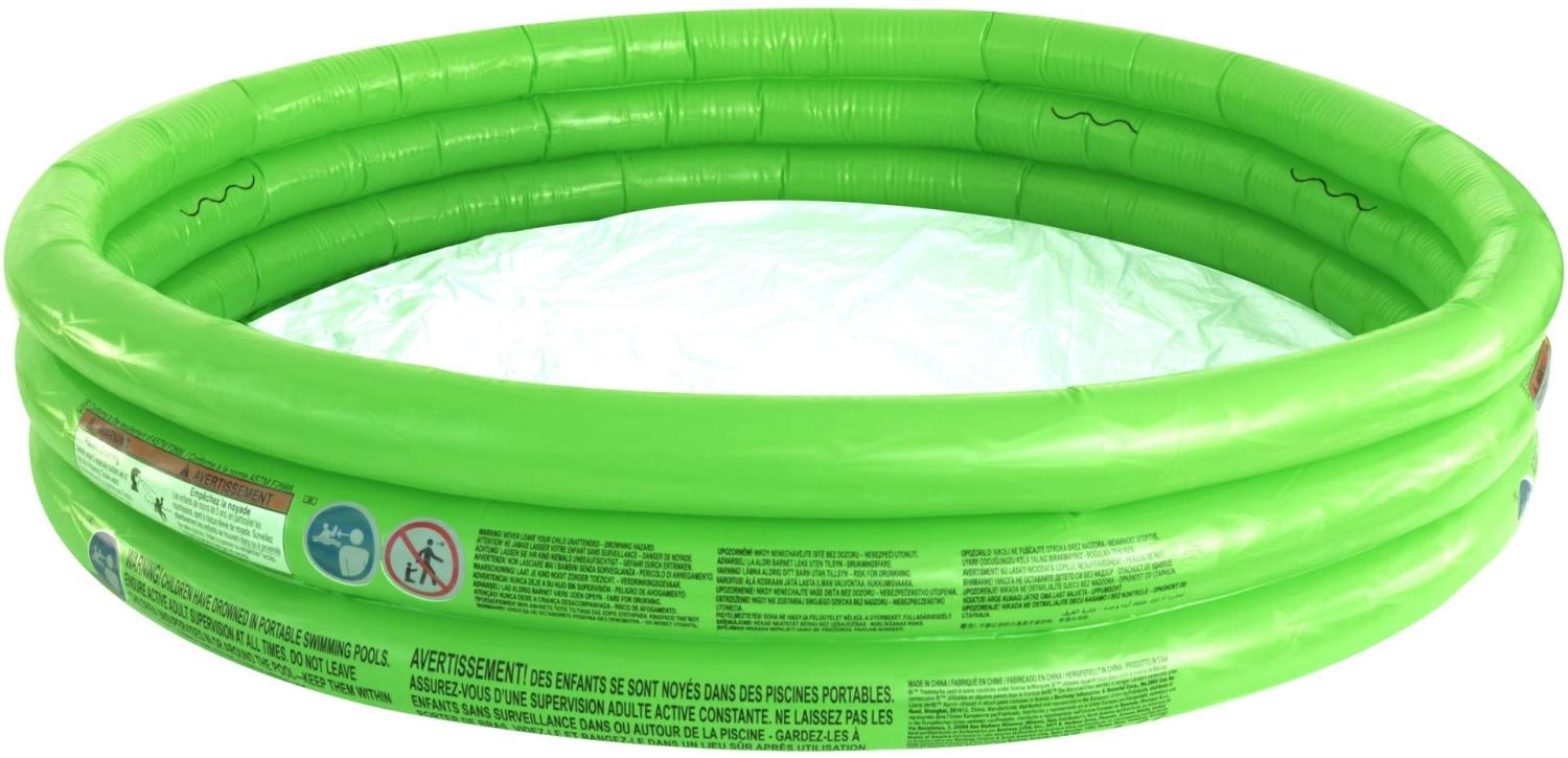 BESTWAY Planschbecken 3 Ring grün Kinder Baby Pool 152x30 cm Bild 1