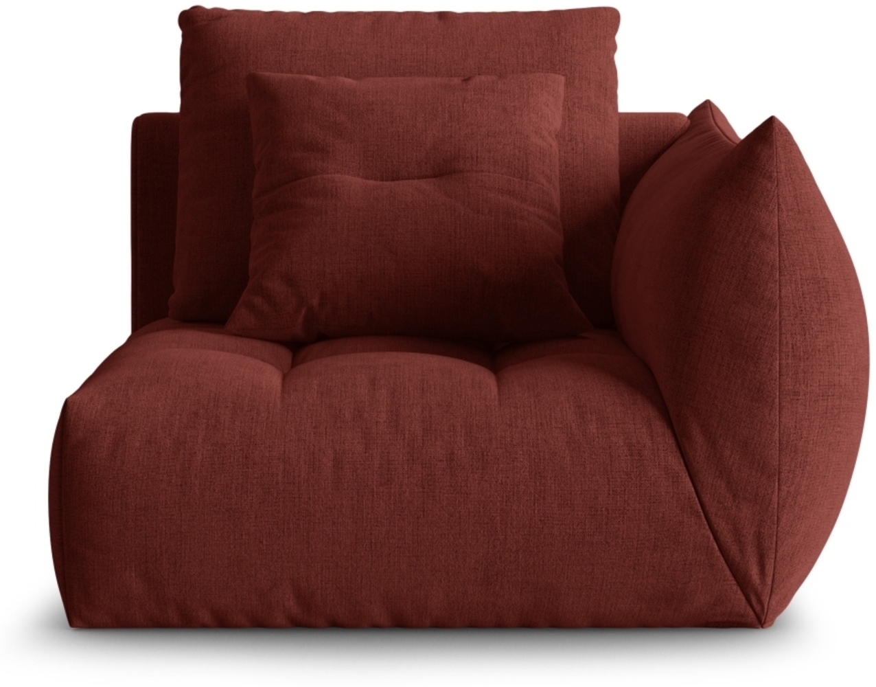 Micadoni Eckmodul Bloom Rechts Strukturierter Stoff City Rot Bild 1