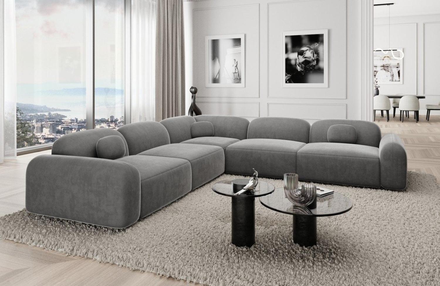 Sofa Dreams Ecksofa Stoff Eckcouch Polstersofa Luxus Eck Couch Barcelona L Form, Loungesofa Bild 1