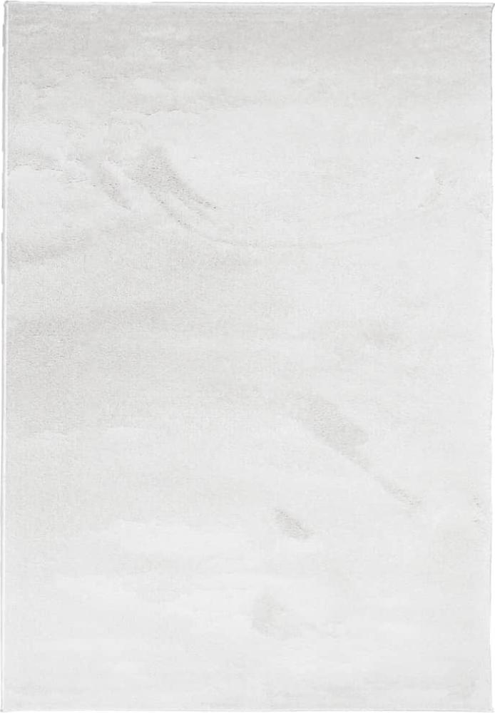 vidaXL Teppich OVIEDO Kurzflor Grau 140x200 cm 375535 Bild 1