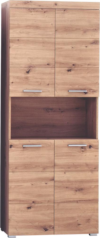 Trendteam 'Amada' Hochschrank, Holz, Eiche, 190 x 31 x 73 cm Bild 1