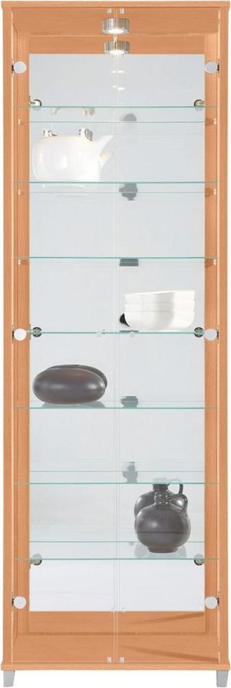 fif möbel Vitrine OPTIMA Standvitrine/Glasvitrine 2x Glastür,perfekt für Sammler,Sammlervitrine Bild 1