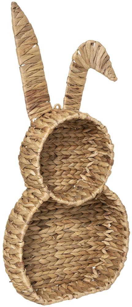 Atmosphera for kids Dekoregal Kinderregal aus Seegras HASE, 30 x 53 cm Bild 1