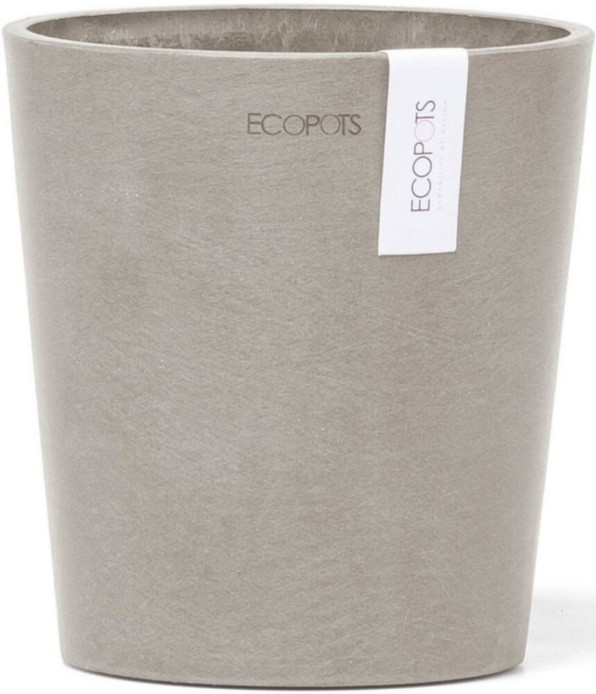 ECOPOTS Blumentopf Morinda Orchidee 14 Taupe, für den Innenbereich Bild 1