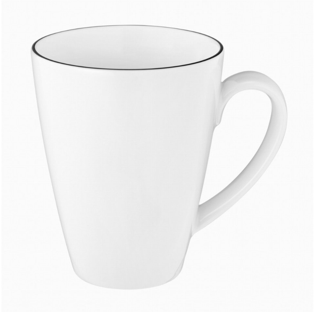 Seltmann Weiden Lido Black Line Kaffeebecher Tambel 350 ml 6er Set Bild 1