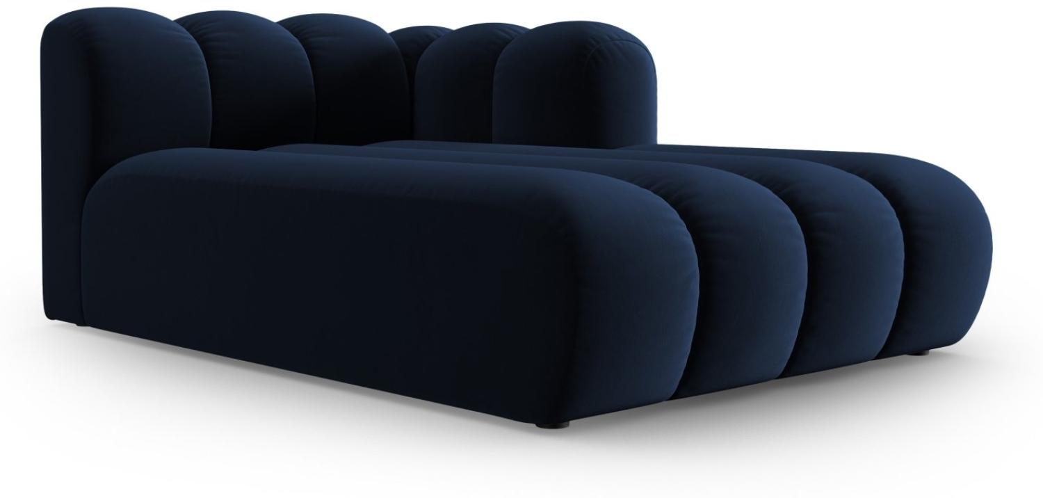 Micadoni Chaise Longue Lupine 2-Sitzer Rechts Samtstoff Königsblau Bild 1