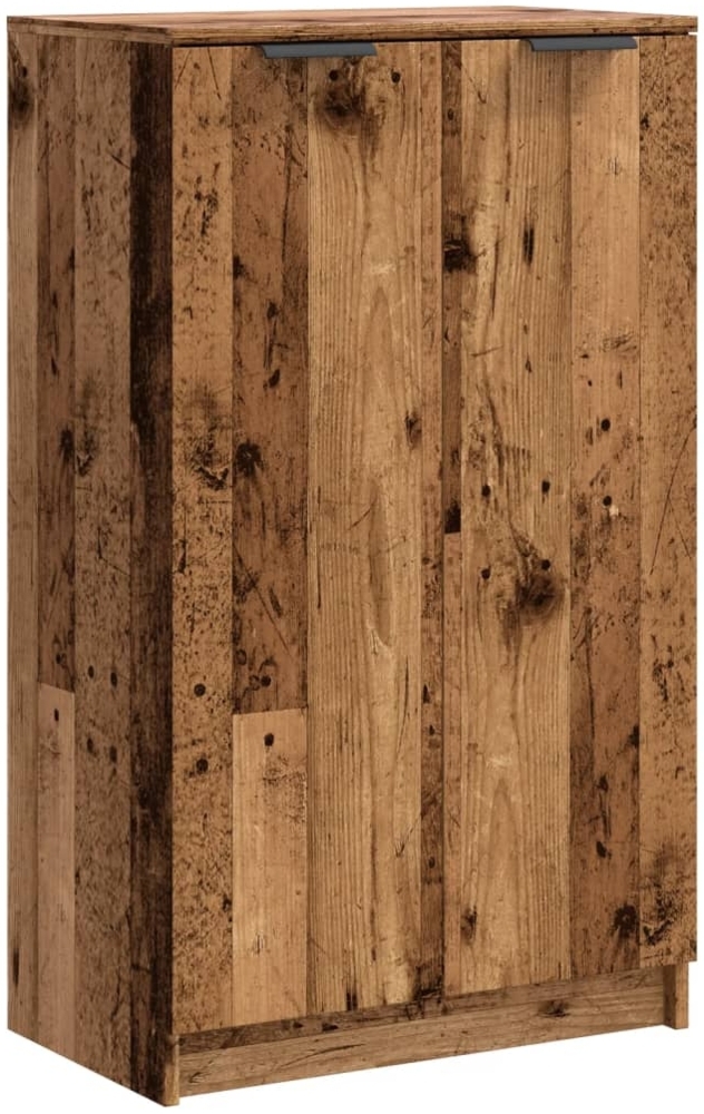 vidaXL Schuhschrank Altholz-Optik 59x35x100,5 cm Holzwerkstoff 856993 Bild 1