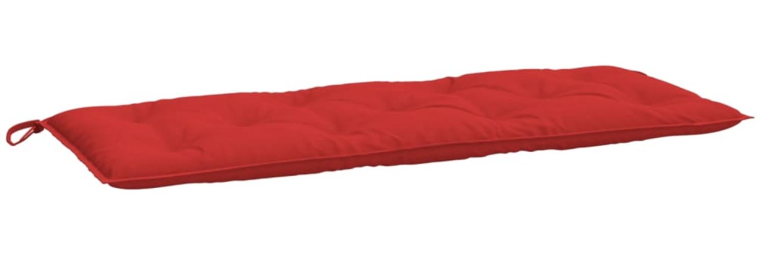 vidaXL Gartenbank-Auflage Rot 120x50x7 cm Oxford-Gewebe 361589 Bild 1