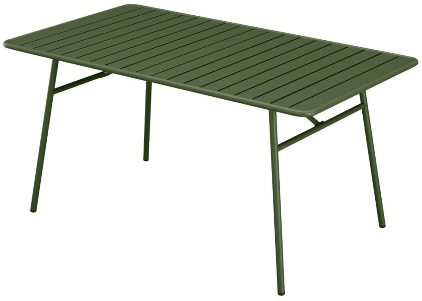 Vente-unique - Gartentisch - D. 160 cm - Metall - Khaki - MIRMANDE von MYLIA Bild 1