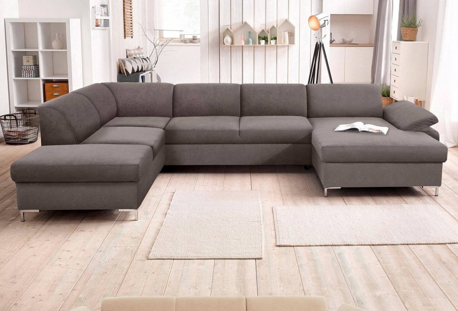 DOMO collection Wohnlandschaft Santana U-Form, wahlweise mit Bettfunktion Bild 1