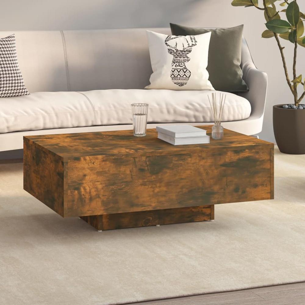 vidaXL Couchtisch Räuchereiche 85x55x31 cm Holzwerkstoff 815759 Bild 1