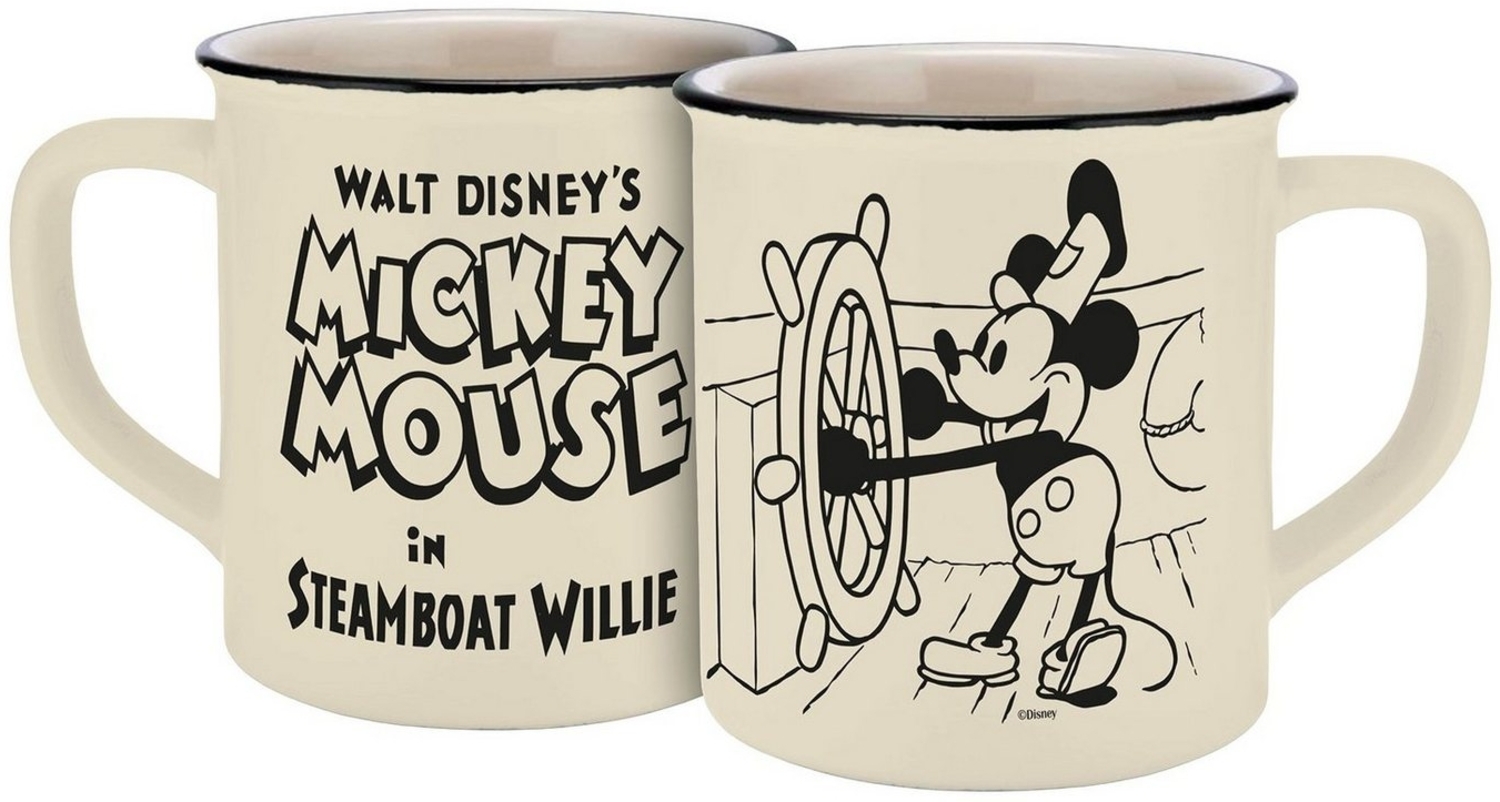 Disney Tasse Disney Mickey Mouse Tasse Steamboat Willie Vintage Bild 1