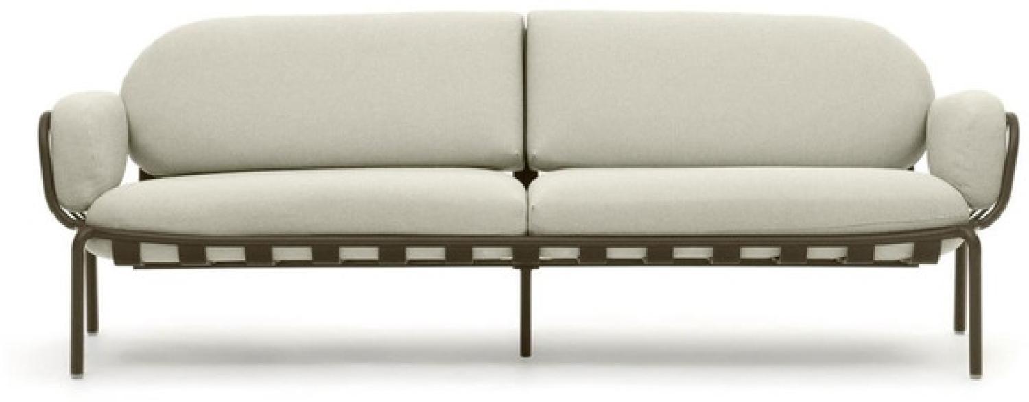 Nosh Joncols 3-Sitzer-Gartensofa aus Aluminium mit Finish in Grün 225 cm Bild 1