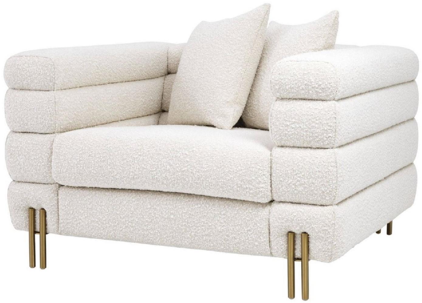 EICHHOLTZ Sessel York Bouclé cream Bild 1