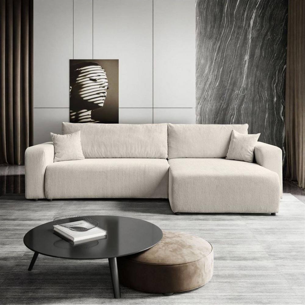 Lookway Ecksofa PRESTIGE XL L-Form Couch, mit Bettfunktion und Bettkasten Bild 1