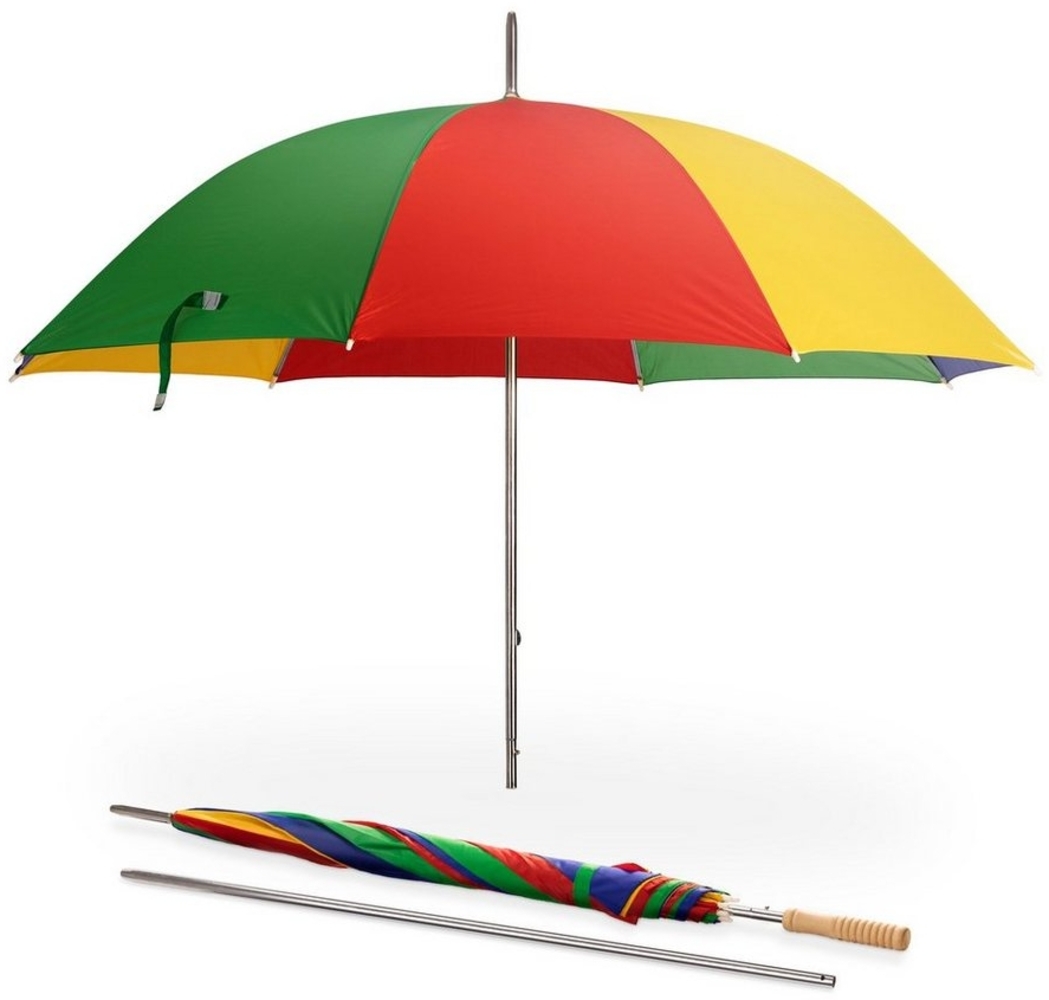 JEMIDI Sonnenschirm 2-in-1 Sonnenschirm - Für Sonne und Regen - Leicht & tragbar - Bunt Bild 1