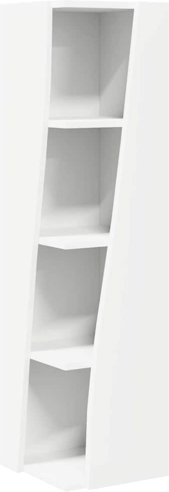 vidaXL Eckschrank Weiß 27,5 x 27 x 102 cm Holzwerkstoff 889845 Bild 1