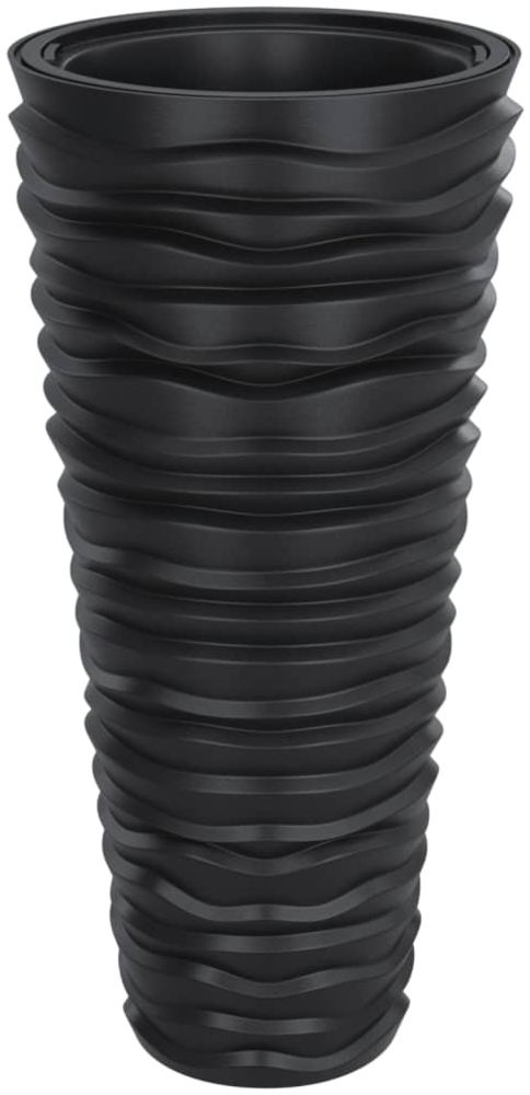 vidaXL Pflanzkübel mit herausnehmbaren Einsatz Anthrazit 18/45 L PP 364690 Bild 1