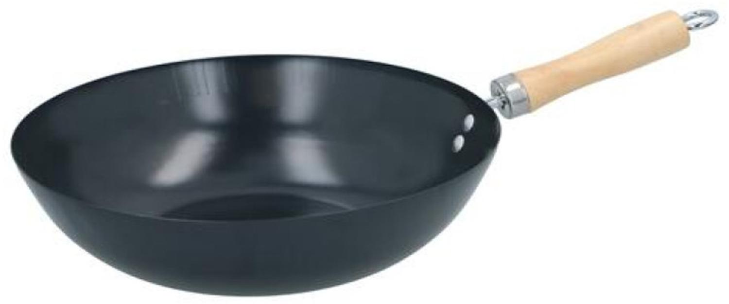 Wok Pfanne 30cm Wokpfanne Antihaft beschichteter Wok alle Herdarten Bild 1