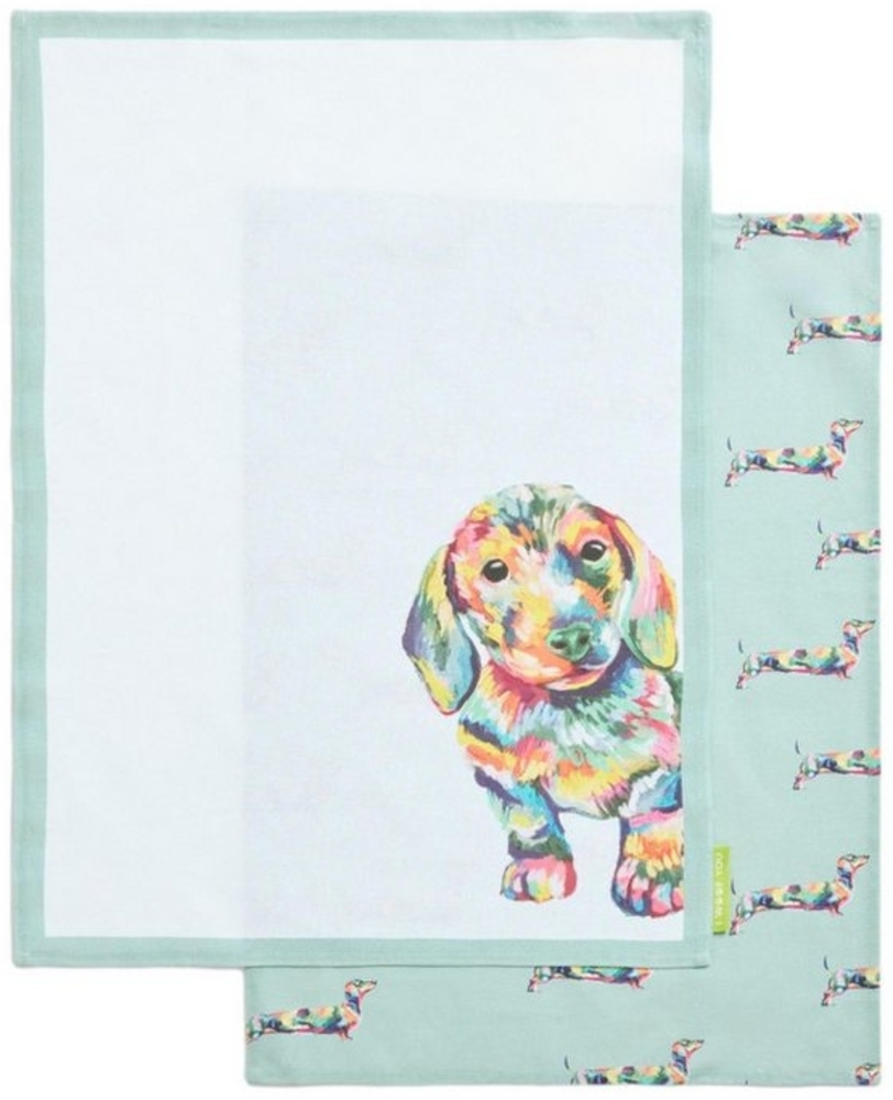 Next Geschirrtuch Geschirrtücher mit Dackel im 3er-Set, (3-tlg) Bild 1