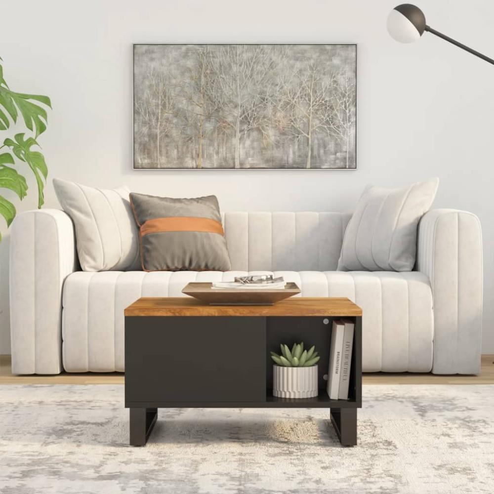 vidaXL Couchtisch 60x50x35 cm Massivholz Mango 352868 Bild 1