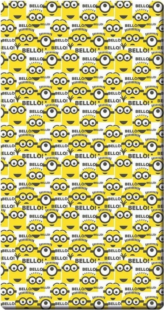 Global Labels Spannbettlaken Minions Renforcé Spannbetttuch Bello Bettlaken 100x200cm, Renforcé, Gummizug: Rundumgummizug, (1 Stück), Spannbettlaken für alle Minions Fans, Rundgummi, Baumwolle Bild 1