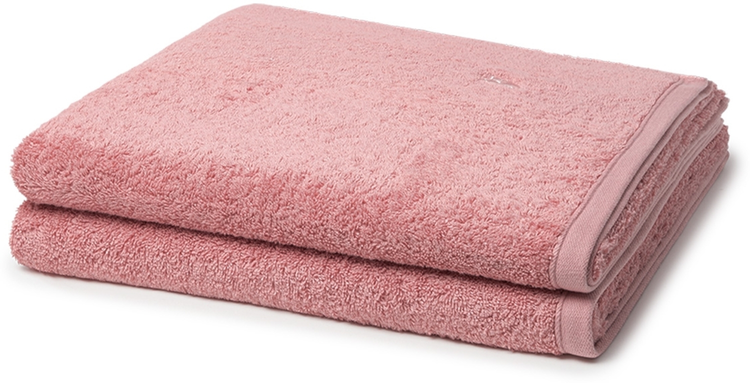 Ross Vita 2 tlg. Frottier-Set - 2 X Duschtuch (70 X 140cm) - 520 g/m2 - Altrosa Bild 1