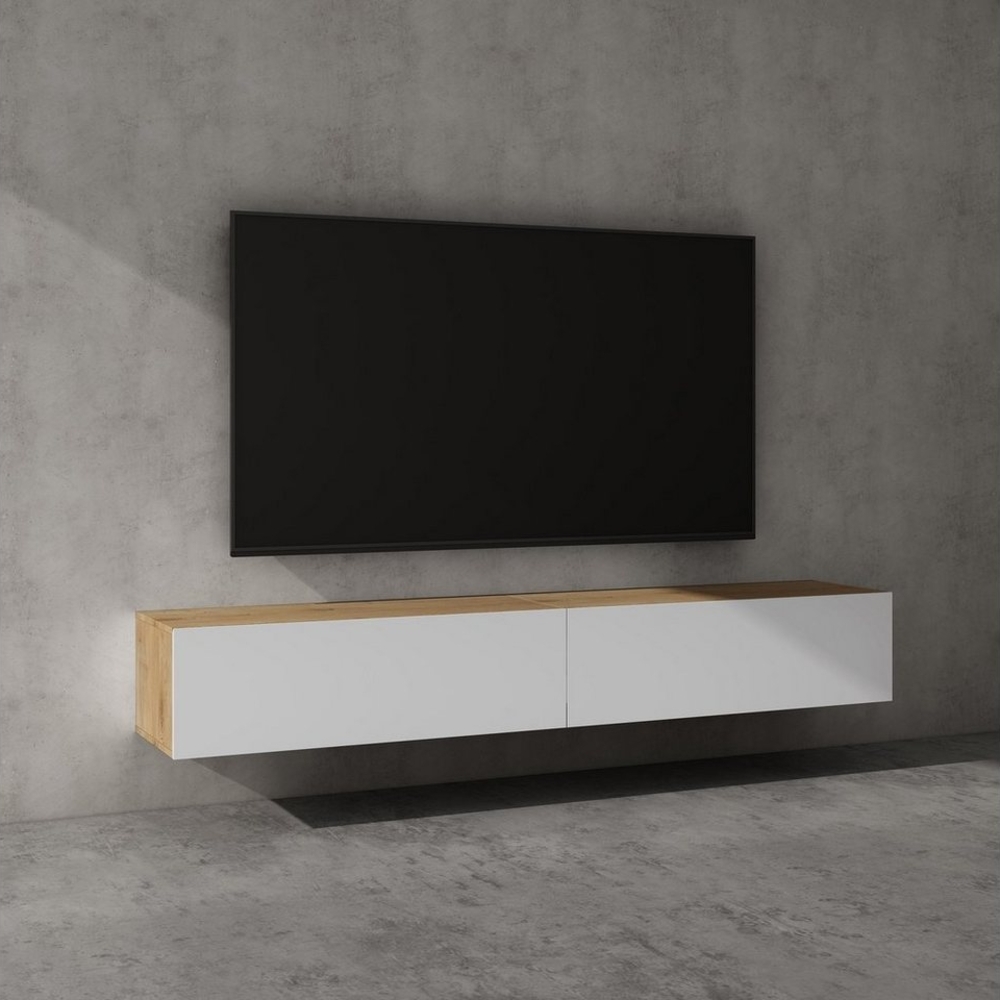 doporro Lowboard TV Schrank Wohnzimmer Fernsehtisch TV-Tisch Modern TV-Lowboard F02 Bild 1