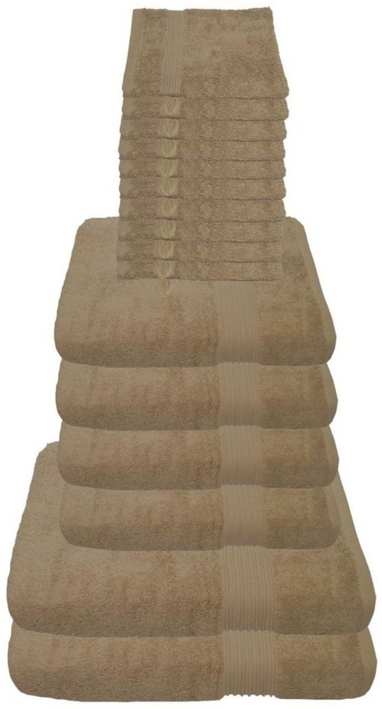 Julie Julsen Handtücher 16-Handtücher-Pastell Beige, Baumwolle (16-St) Bild 1