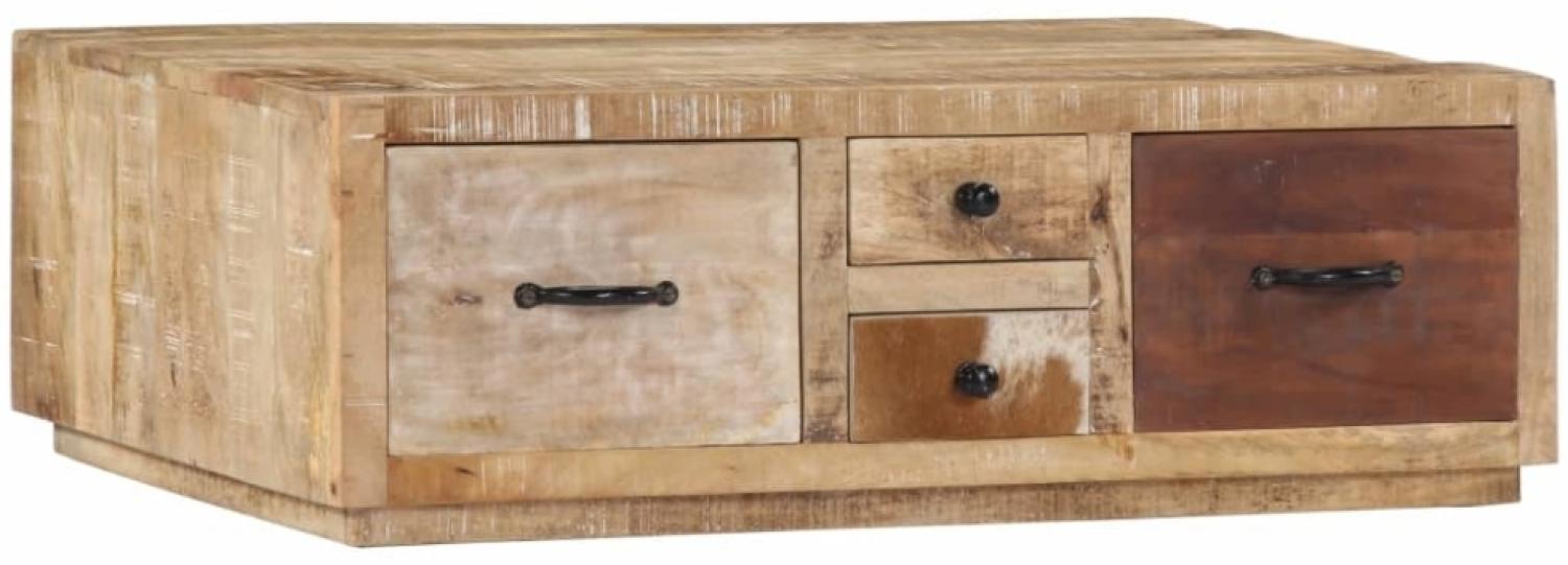 vidaXL Couchtisch 90x60x30 cm Massivholz Mango 249863 Bild 1