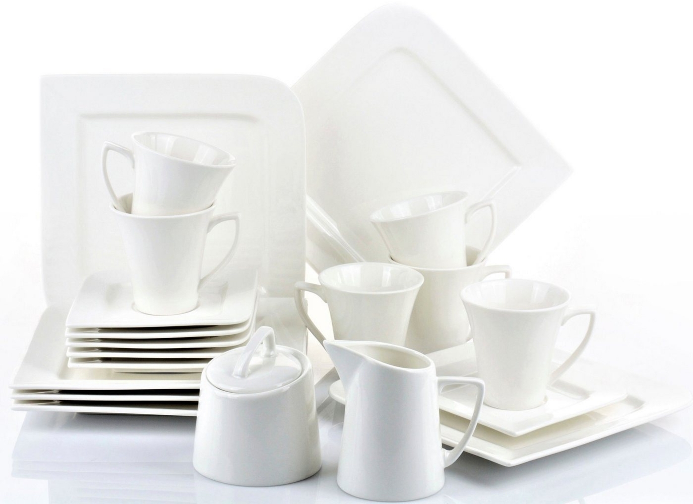 Retsch Arzberg Kaffeeservice Geschirr-Set, Service Fantastic (20-tlg), 6 Personen, Fine China-Porzellan, 20 Teile, für 6 Personen Bild 1