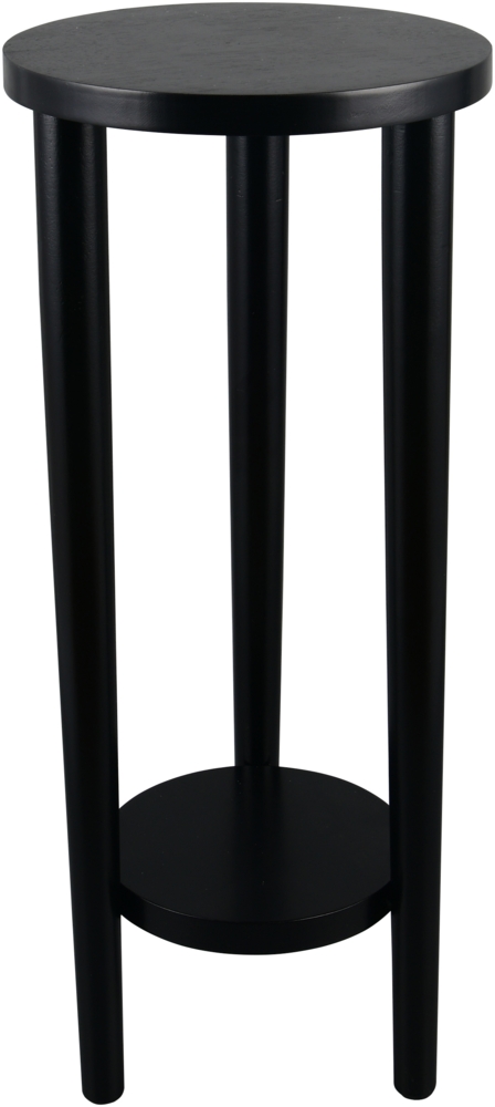 MIRRORS AND MORE 'Acta' Beistelltisch Holz, schwarz, Ø30x70cm Bild 1