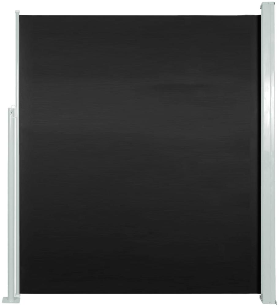 vidaXL Ausziehbare Seitenmarkise 160x500 cm Schwarz 45460 Bild 1