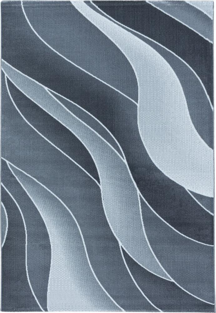 Kurzflor Teppich Clara Läufer - 80x250 cm - Grau Bild 1