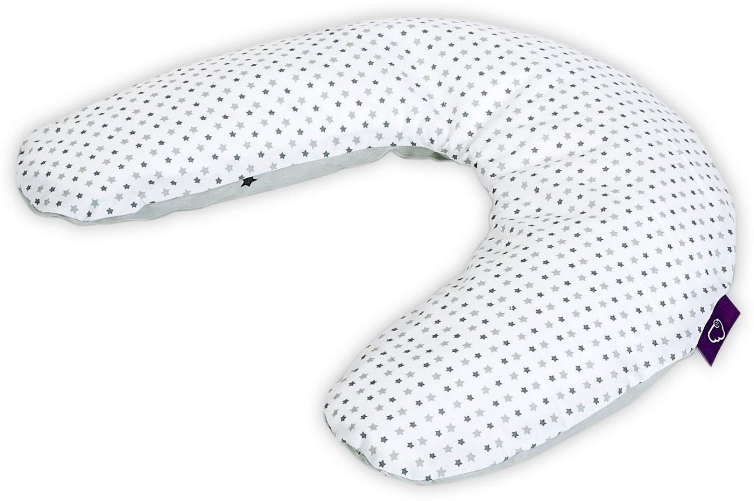 Träumeland Seitenlagerungskissen DESIGN 5 - graue Sterne Bild 1