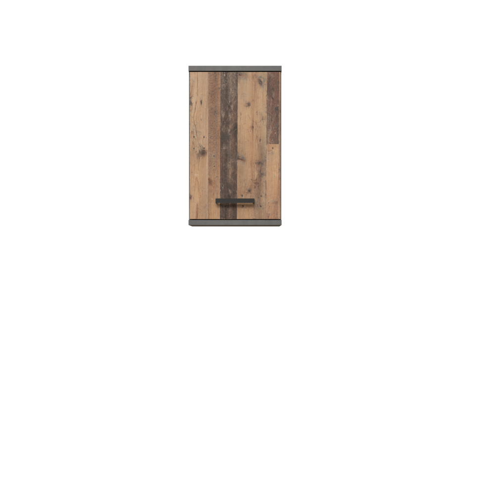 FORTE Veris Hängeschrank, Holzwerkstoff, Grau/Braun, 40,2 x 68,8 x 29 cm Bild 1